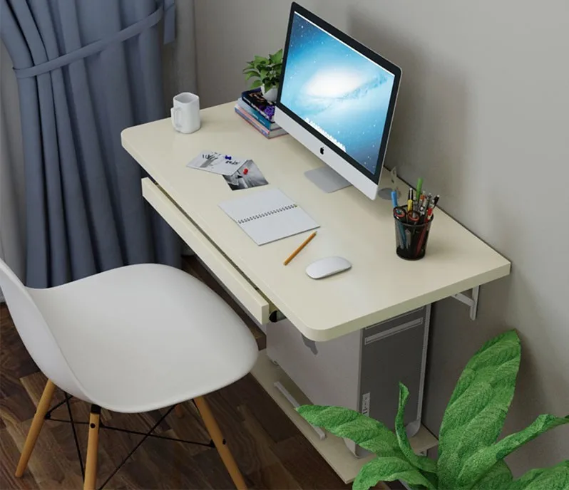 Wall-Mounted Desktop Computer Desk Space-Saving Folding Table Wall-Mounted Table Wall-Mounted