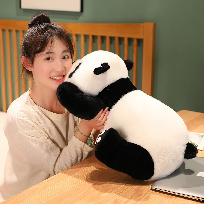 25-55cm Panda Plush Toy Doll Lovely National Treasure Giant Fluffy Bear Exquisitely Comfort Children Dolls Birthday Gift