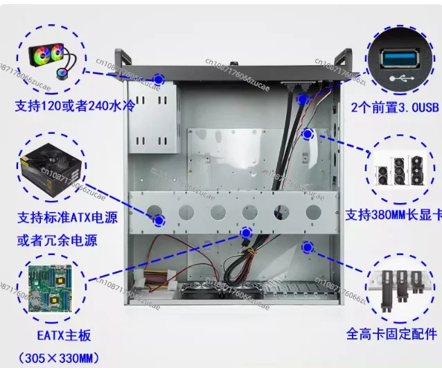 4U قصيرة أوبودوا serwera، 470 مللي متر 360 لوليوجال كاردات جرازوزني 240 مللي متر شلودزون وودو بليتا أوسلينا سيرويرا ريدوندانتيغو أزيلانيا #3