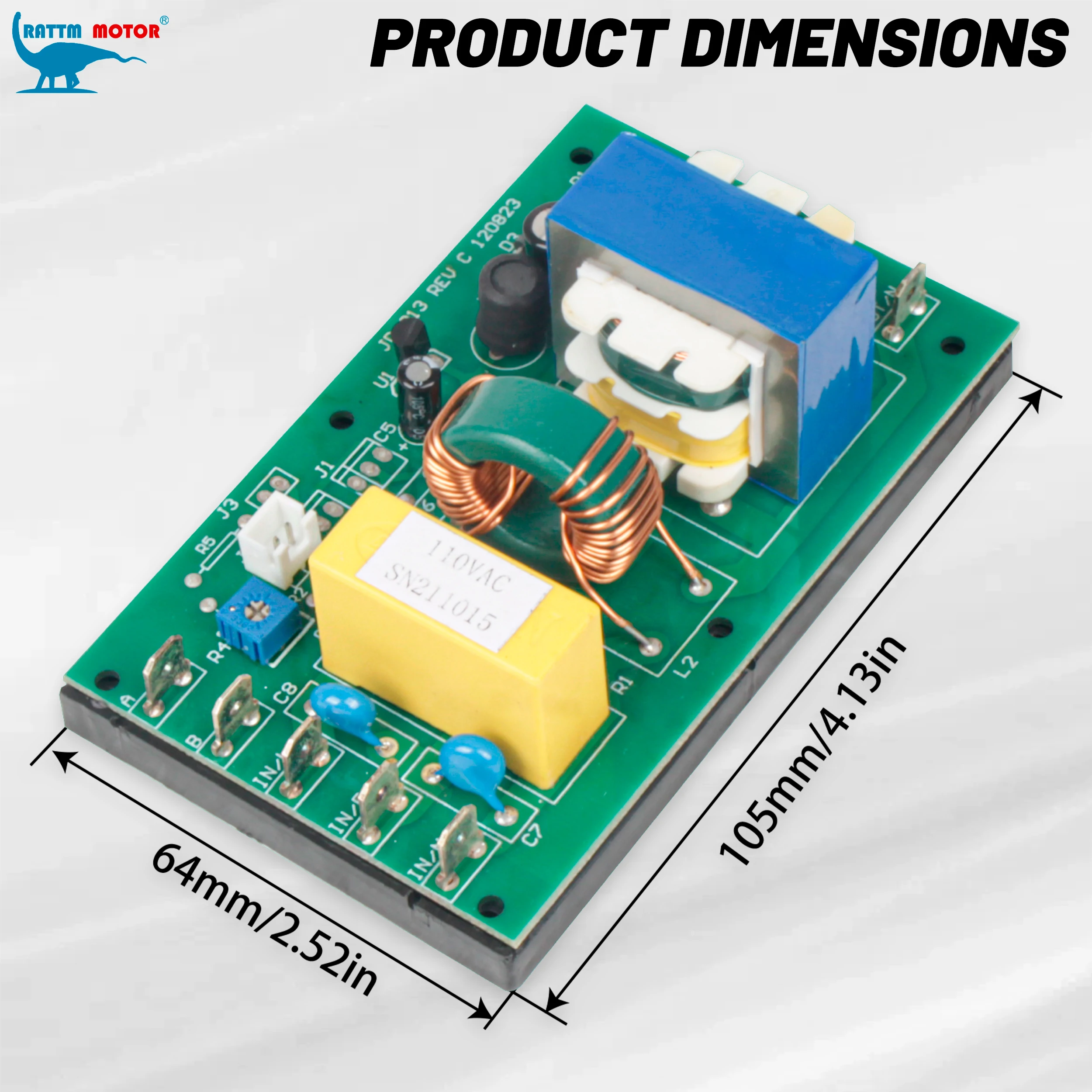Lathe Brushed spindle motor Controller Board Card Main Board DC Motor Speed Control With filters transformers
