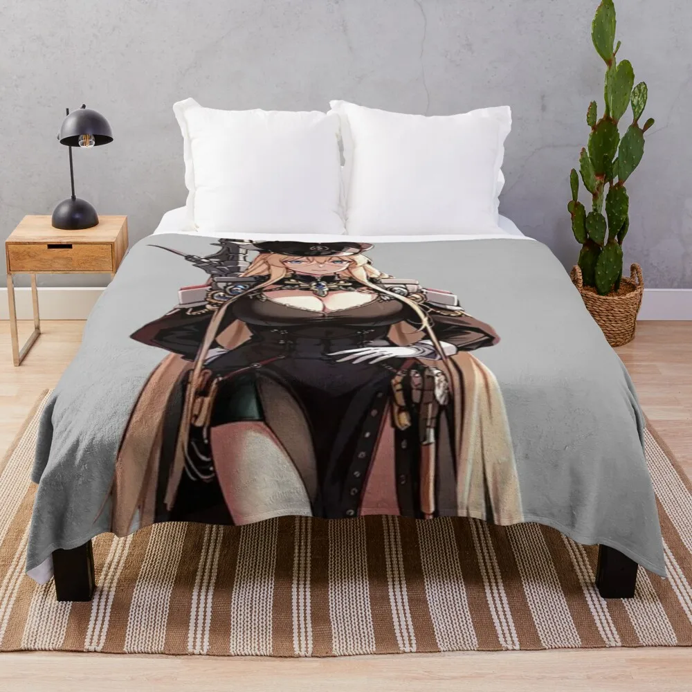 

Azur Lane - Bismarck Throw Blanket manga Luxury Brand Blankets