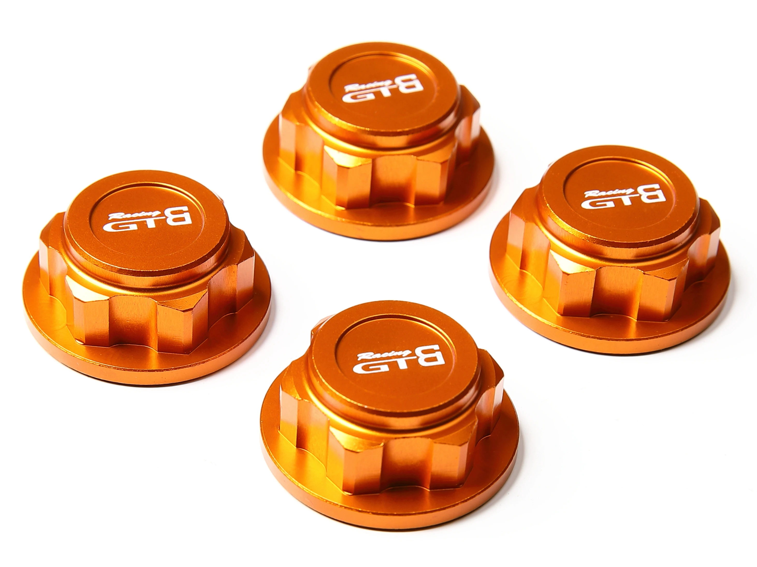 GTBRacing CNC mozzo ruota in alluminio dado antipolvere per 1/5 RC Car HPI km rv baja 5b ss 5sc parte di aggiornamento