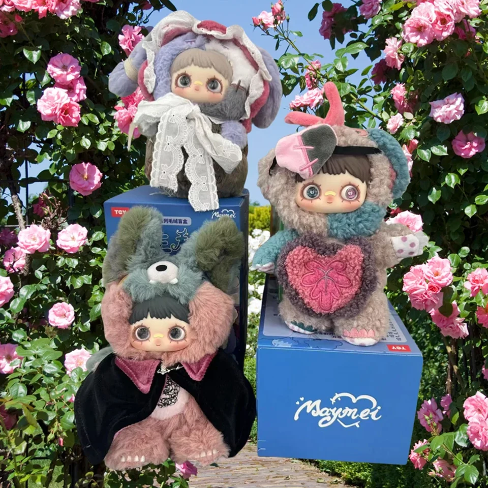 Новая оригинальная серия Maymei V4 Twin Secret Realm, слепая коробка, плюшевая кукла, сумка, подвеска, коллекция, украшение для рабочего стола, модные трендовые подарки