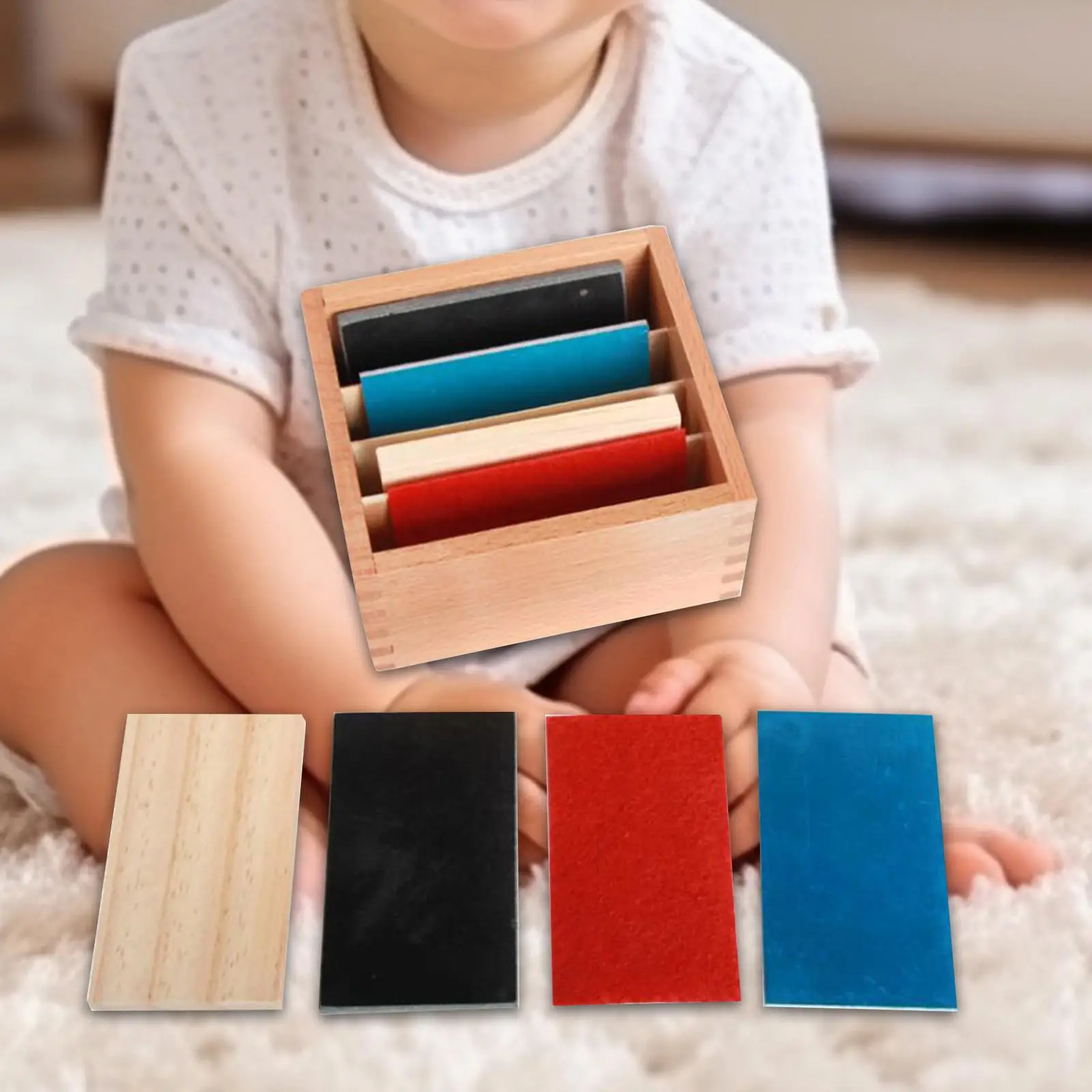 

Montessori Thermic Teaching Aids Fine Motor Skills Sensory Learning Wood Educational Toy for Kids Preschool Boys Girls