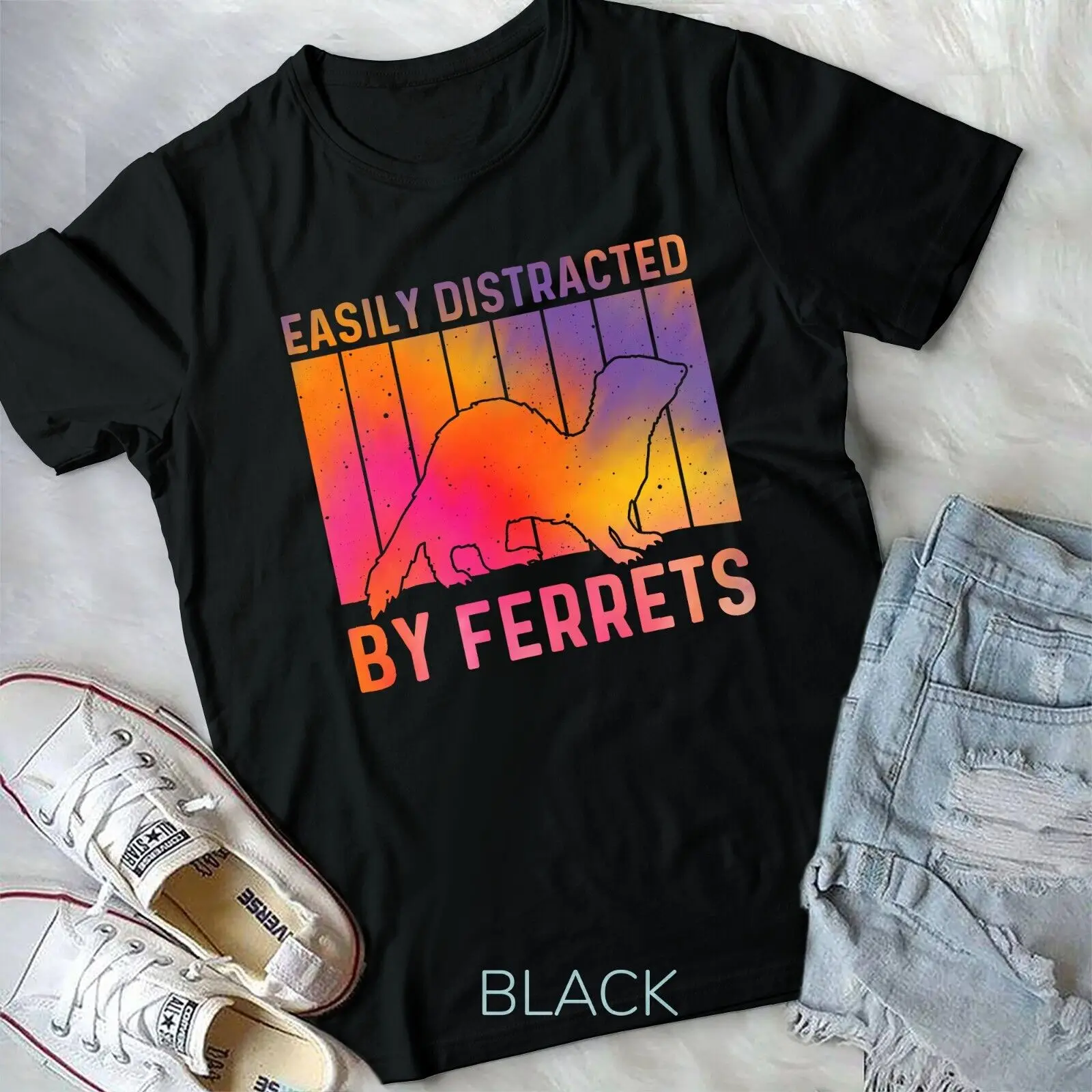 Cool Ferret - Animal Lover Ferret Owner Rodent Unisex T-shirt