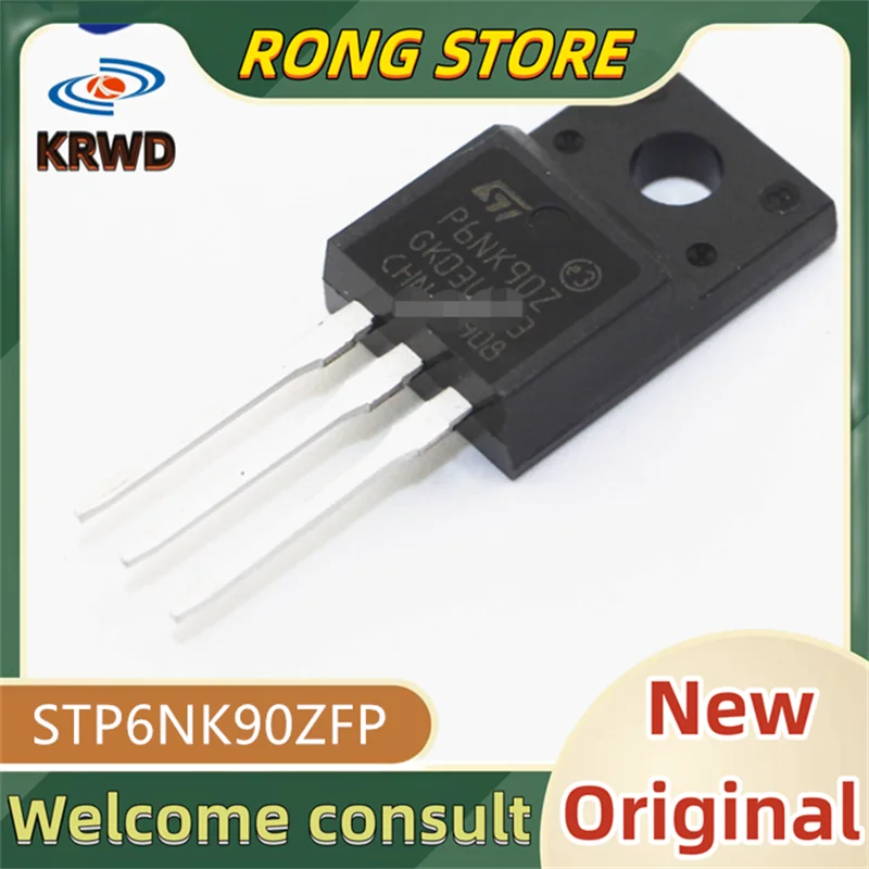 5 قطعة P6NK90Z جديدة ومبتكرة STP6NK90ZFP STP6NK90Z STP6NK90 TO-220F