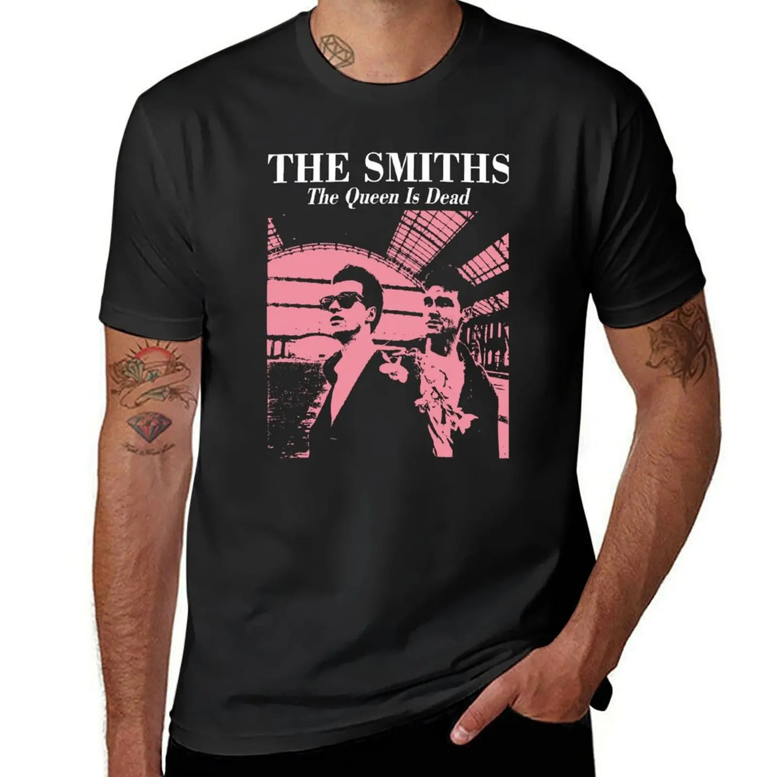 

The Smiths T-Shirt blue archive cute clothes sports fans Men's cotton t-shirt