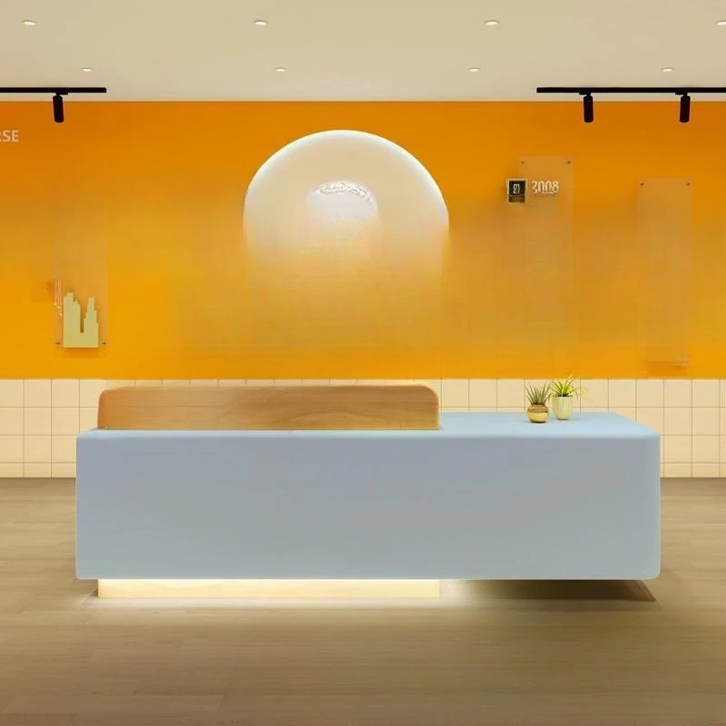 Bar cash register Clothing store Minimalist modern front desk