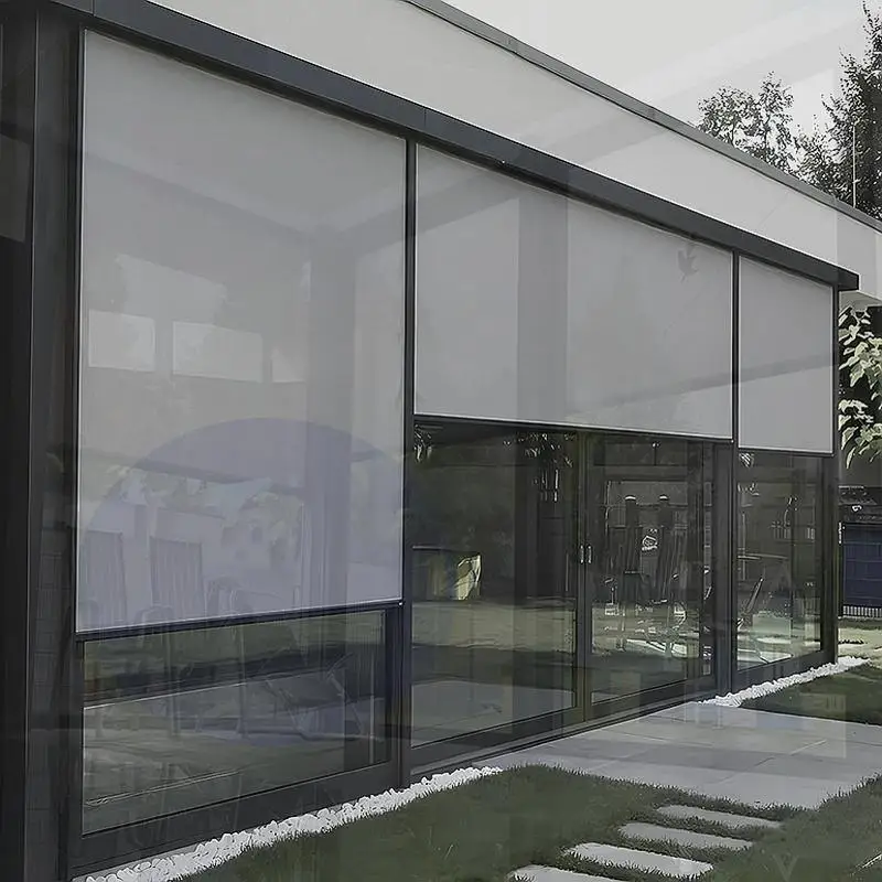 Electric Roller Blinds Easy Installation Quiet Operation Energy Saving for Home Office Hotel Windows Doors Rolling Blind