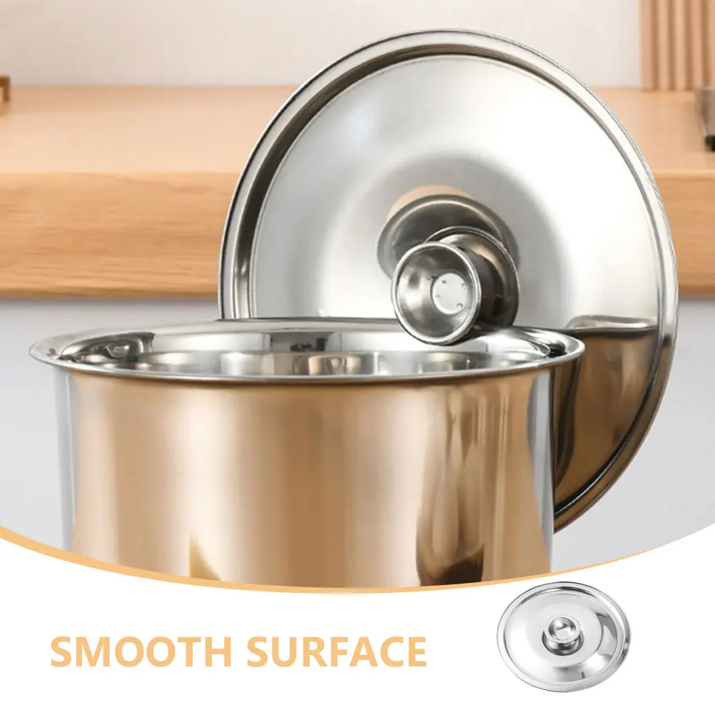 

Cylinder Head Stainless Steel Lid Pot Replacement Cover Oil for Seasoning Cooker Lids Cookware