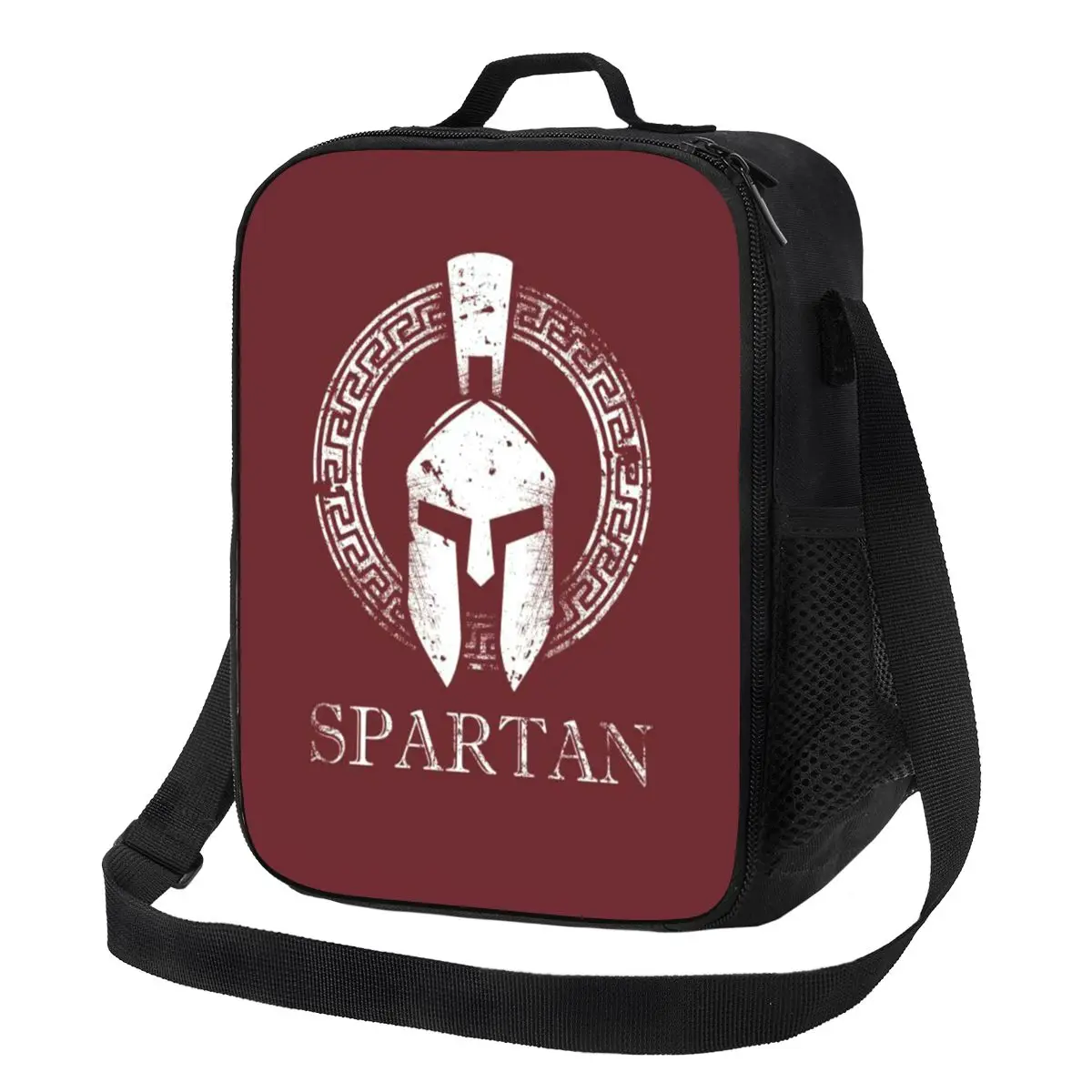 

Spartan Molon Labe Sparta Thermal Insulated Lunch Bag Portable Lunch Tote for Kids School Children Multifunction Bento Food Box