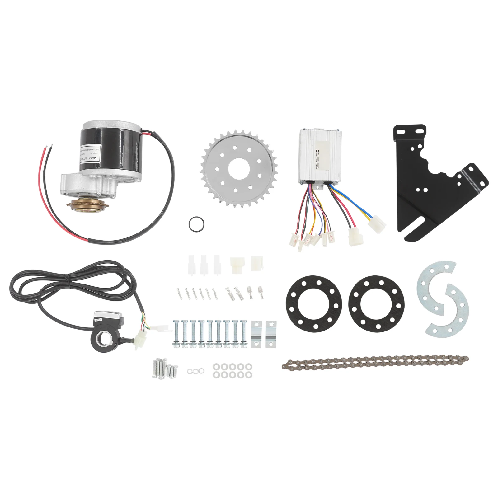

Electric Bike Conversion Kit 24V 350W, Front/Rear Wheel E-Bike Motor Kit for Mountain Bike Bicycle DIY Electric Upgrade