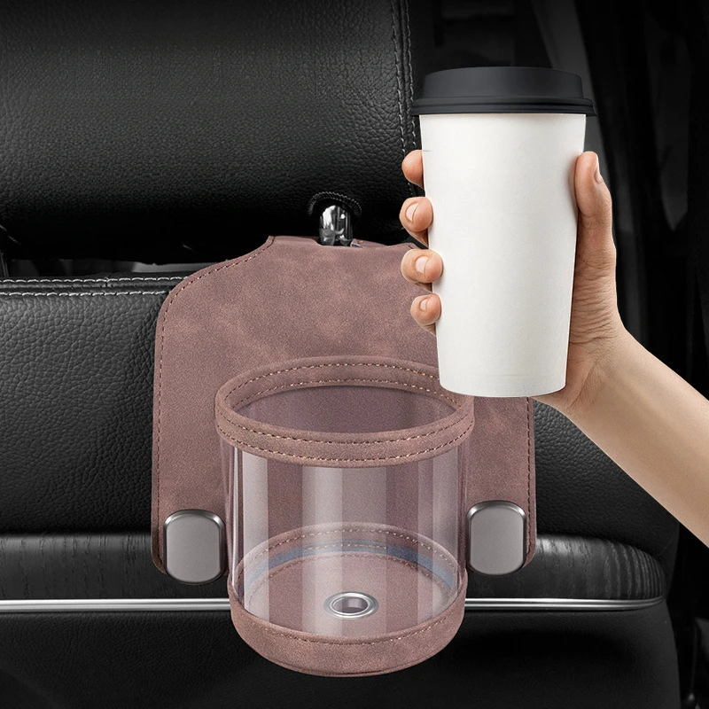 Car Seat Back Storage Hook Auto Backseat Cup Holder Multi-functional Headrest Hooks Rear Creative Water Bottle Pocket Organizer