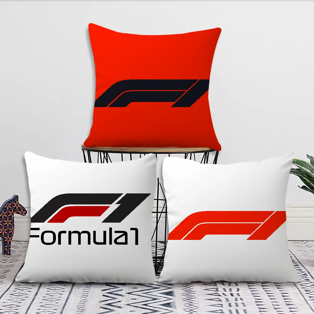 Pillow Case Fan Style Square Home Decor F-F1S F-Formula 1 LOGO Cushion Cover Design Printed