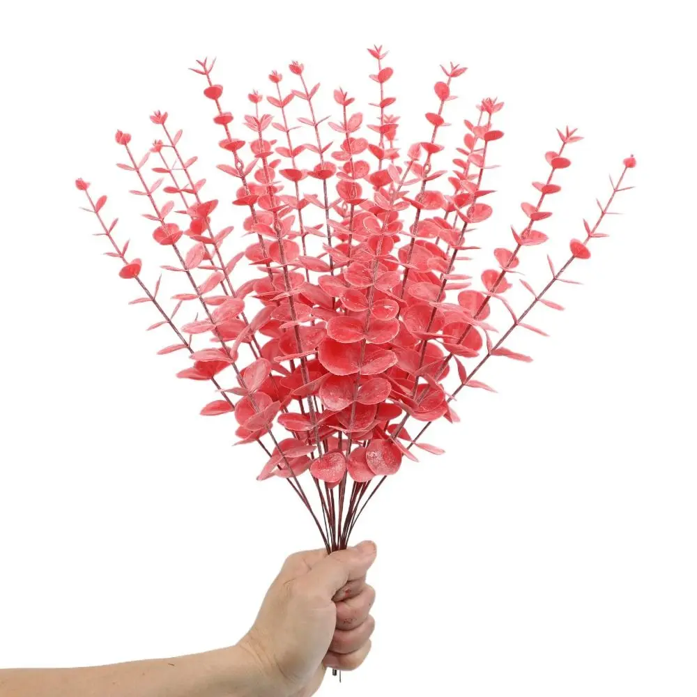 

10Pcs/set Multipurpose Plastic Artificial Eucalyptus Leaf Eucalyptus Simulation Fake Eucalyptus Plants Do Not Fade Wedding Decor