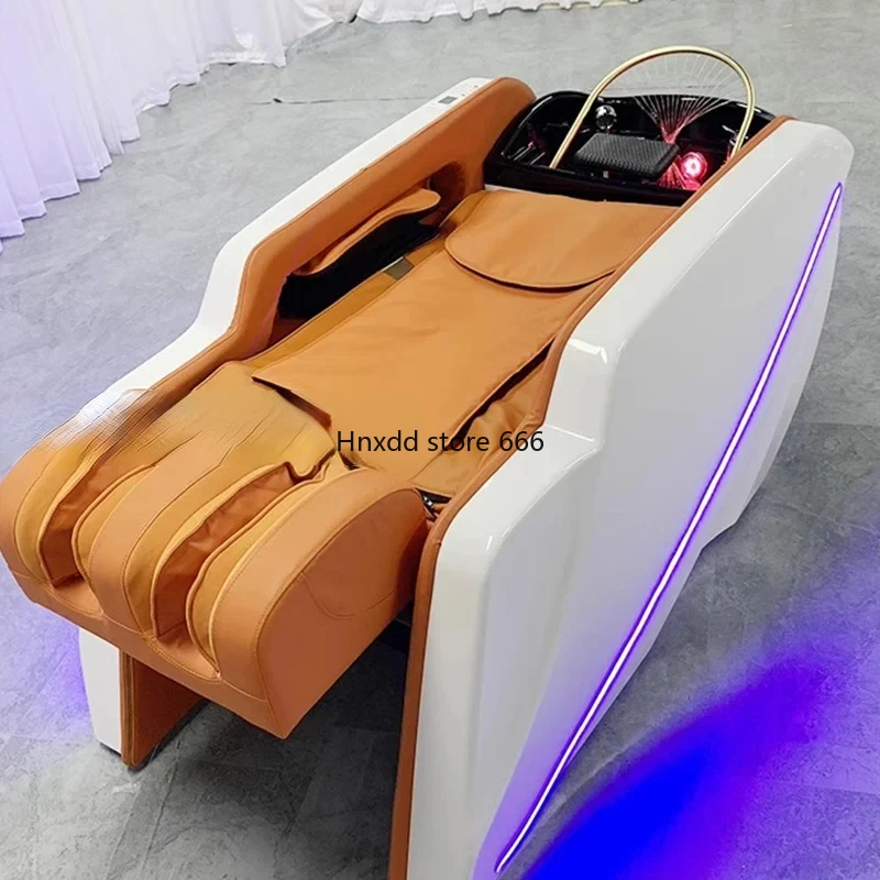 Massage Shampo Chair Therapy Stylist Head Spa Comfort Fashion Hair Wash Bed Ergonomics Lettino Massaggio Furniture MQ50XF