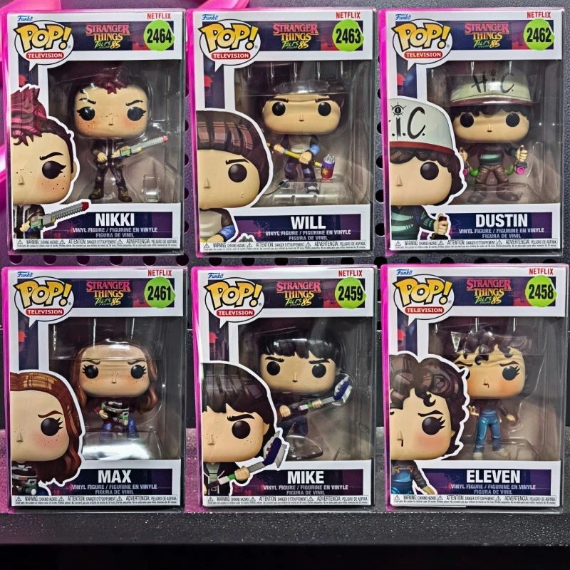 Stranger Things: Tales From '85 Eleven Max Dustin Mike Will Nikki Lucas Funko Pop! Original Vinyl Figure Collectible Model Gift