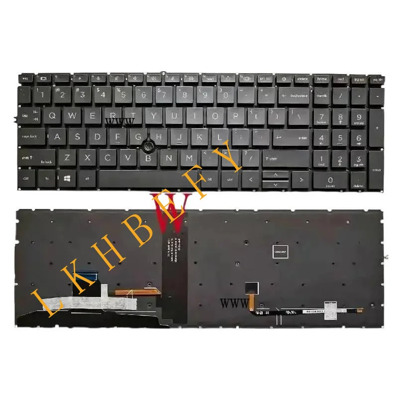 

" Brand New US Russian Keyboard For ELITEBOOK 850 G7 G8 845 G7 G8 855 G7 G8 L89916-001 L89918M19G1 With BACKLIT