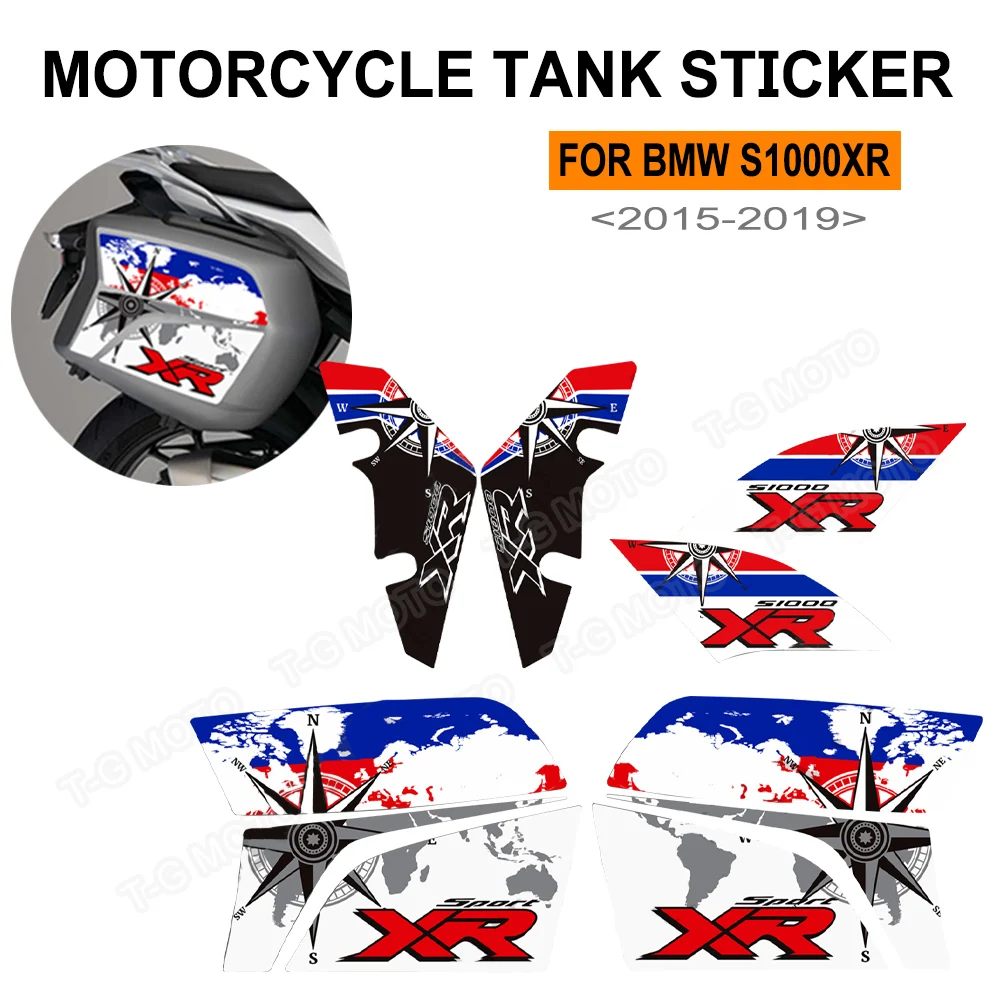 

For BMW S1000XR S 1000 XR S1000 Motorcycle Paint Protection Decal Front Fender Protector Sticker Trunk Luggage Cases 2015-2019