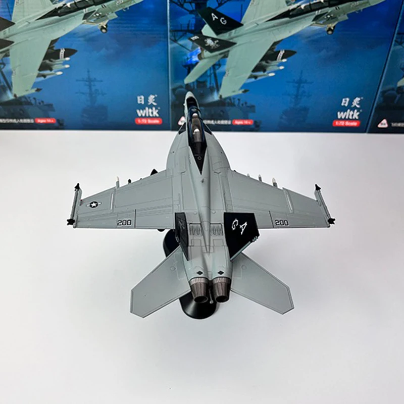 1/72 Scale Diecast F18 F-18 VF103 Grumman Tomcat F/A-18F Pirate Flag Fighter USAF Army Air Force Metal Plane Model Kids Toy