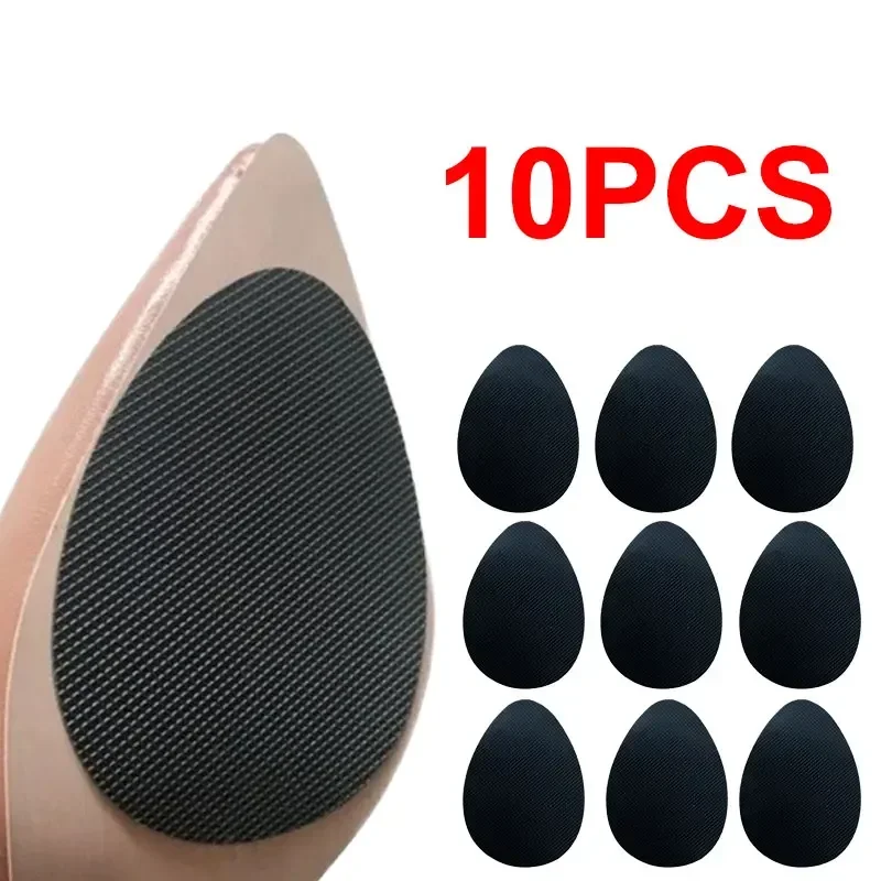 

10PCS Anti-Slip Shoe Sole Stickers, Sound-Absorbing Stickers, Wear-Resistant and Customizable, Suitable for High Heels