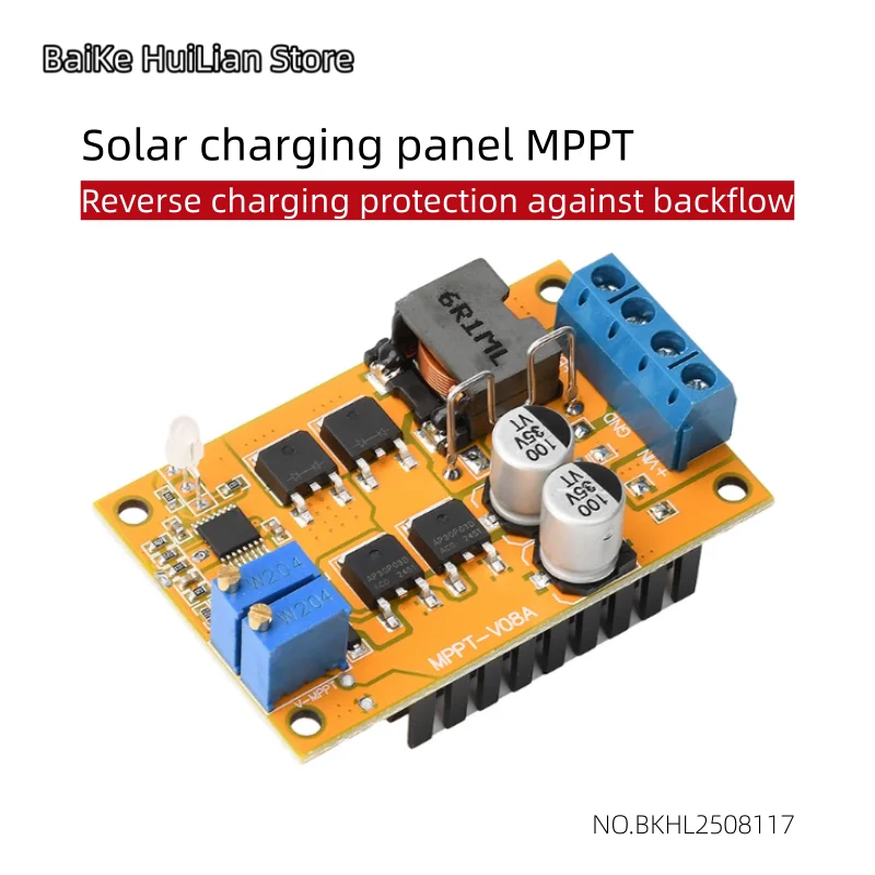 5A 6A MPPT solar panel charging board, low-power battery automatic charging module 100W9V