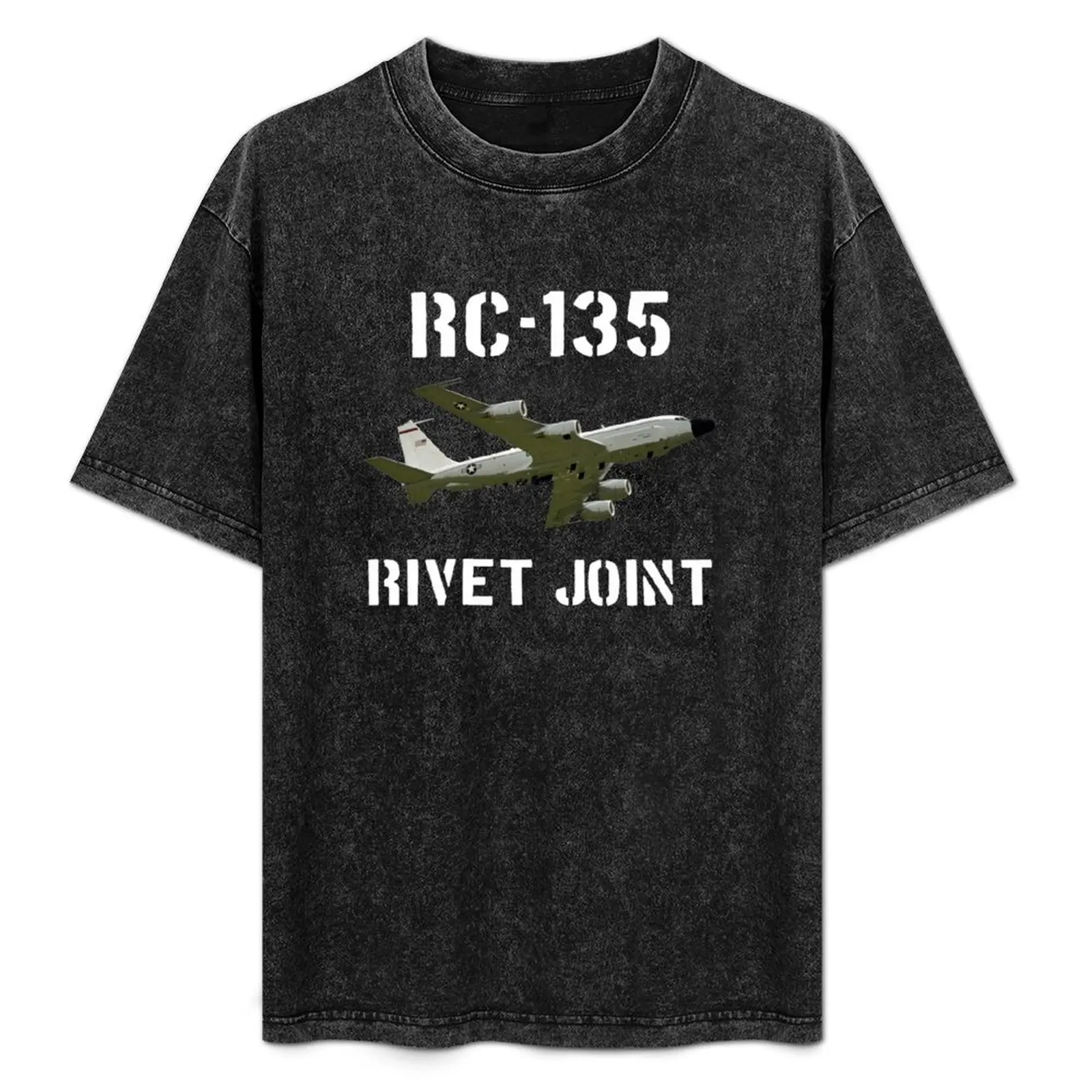 

RC-135 Rivet Joint Spy plane USAF T-Shirt Plus Size Workout Short Sleeve Top