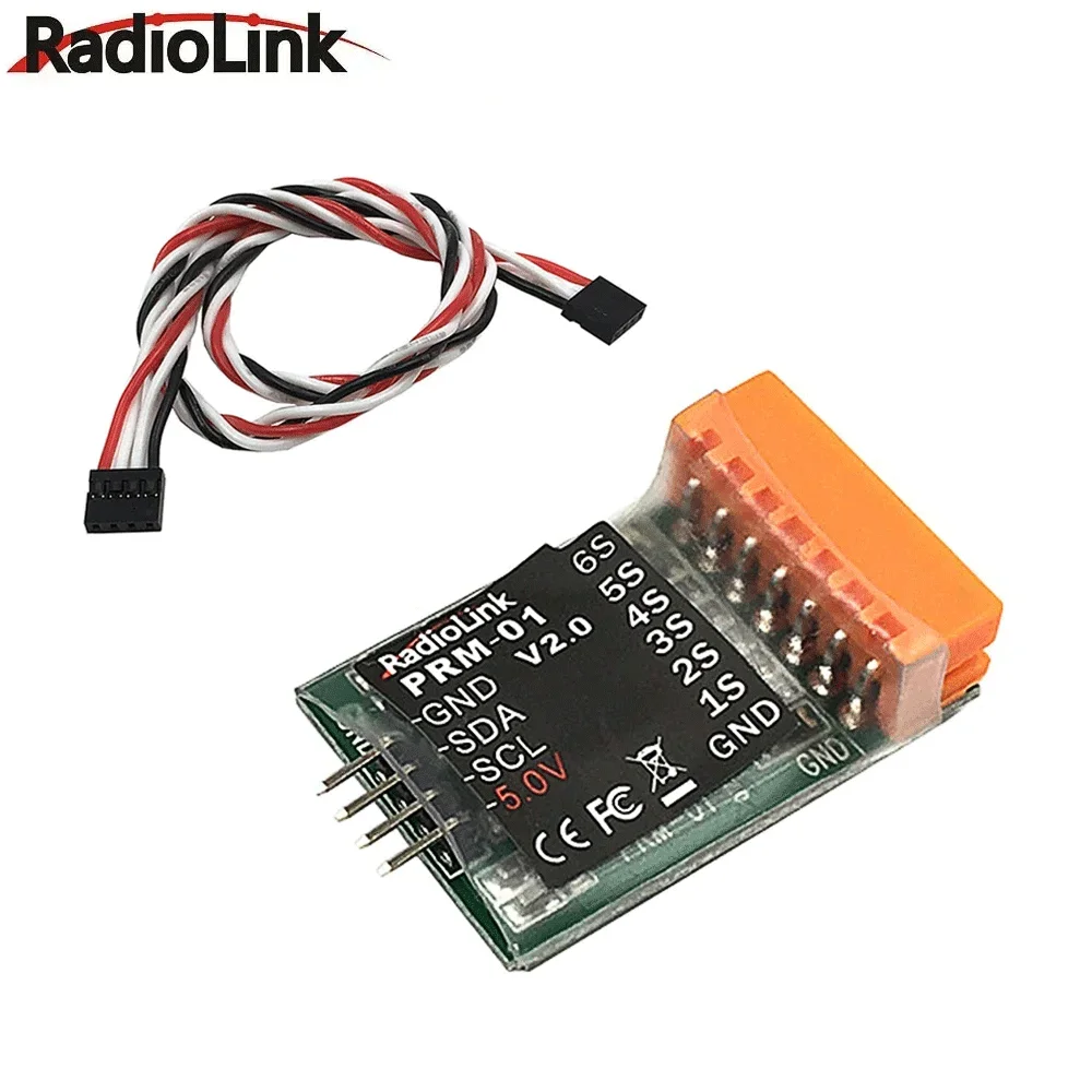 Radiolink PRM-01 Airplane Battery Voltage Telemetry Module Display on AT9S AT9S Pro AT10II Works Wiht R9DS R12DS