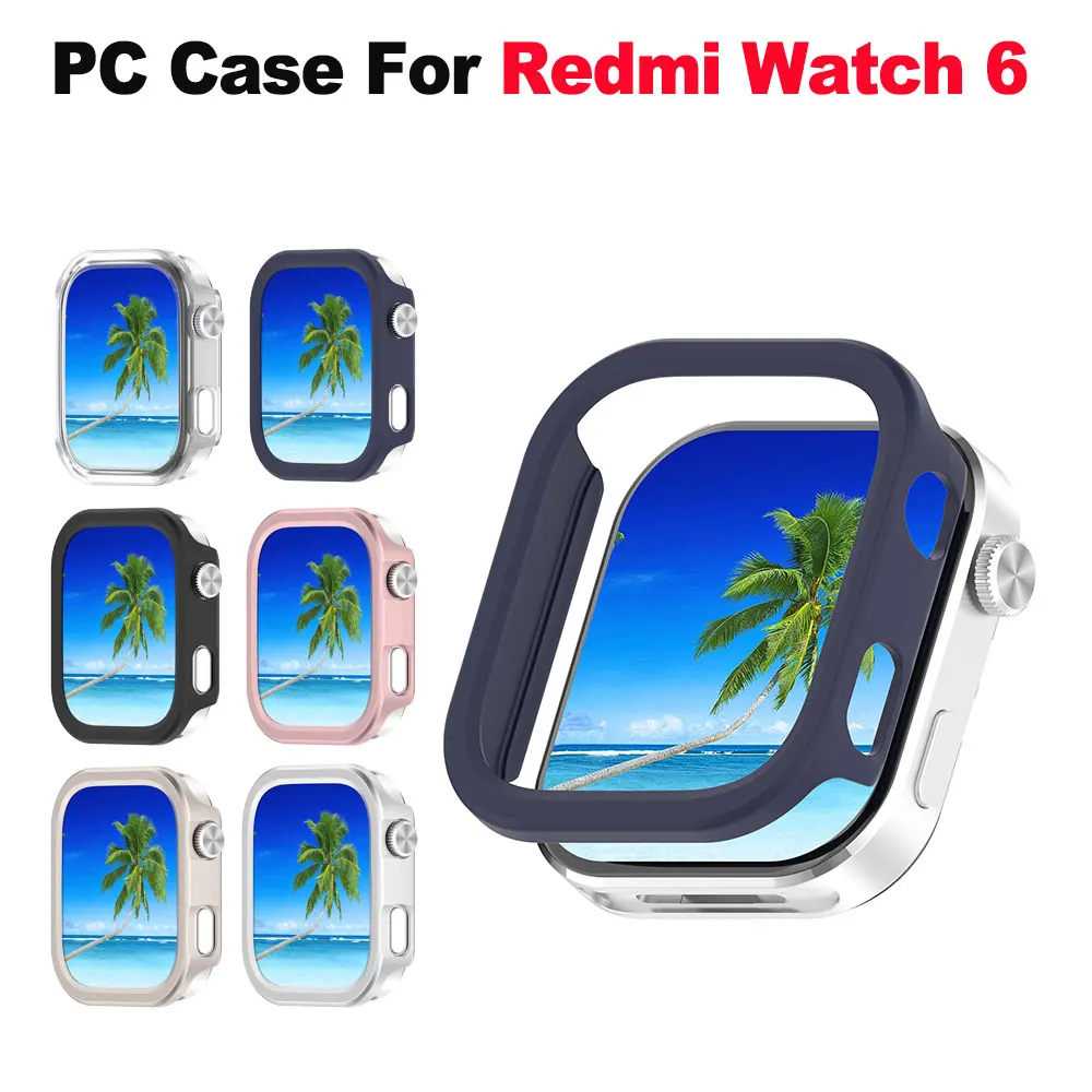 Hollowed-out Case For Redmi Watch 6 Watch Cover Protective PC Hollow Bumper Shell for Watch 6 Samrt Watch Protector Accessories