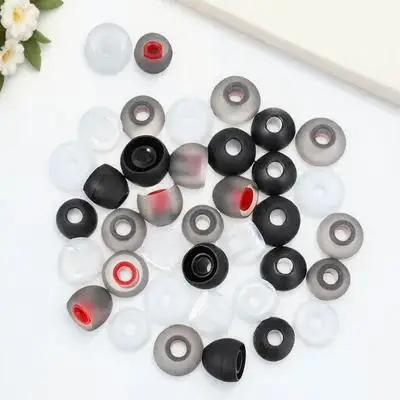 36 قطعة من أغطية سماعات الأذن البديلة من السيليكون لتشغيل الموسيقى والاتصال والحد من الضوضاء وأطراف الأذن وإكسسوارات سماعات الرأس