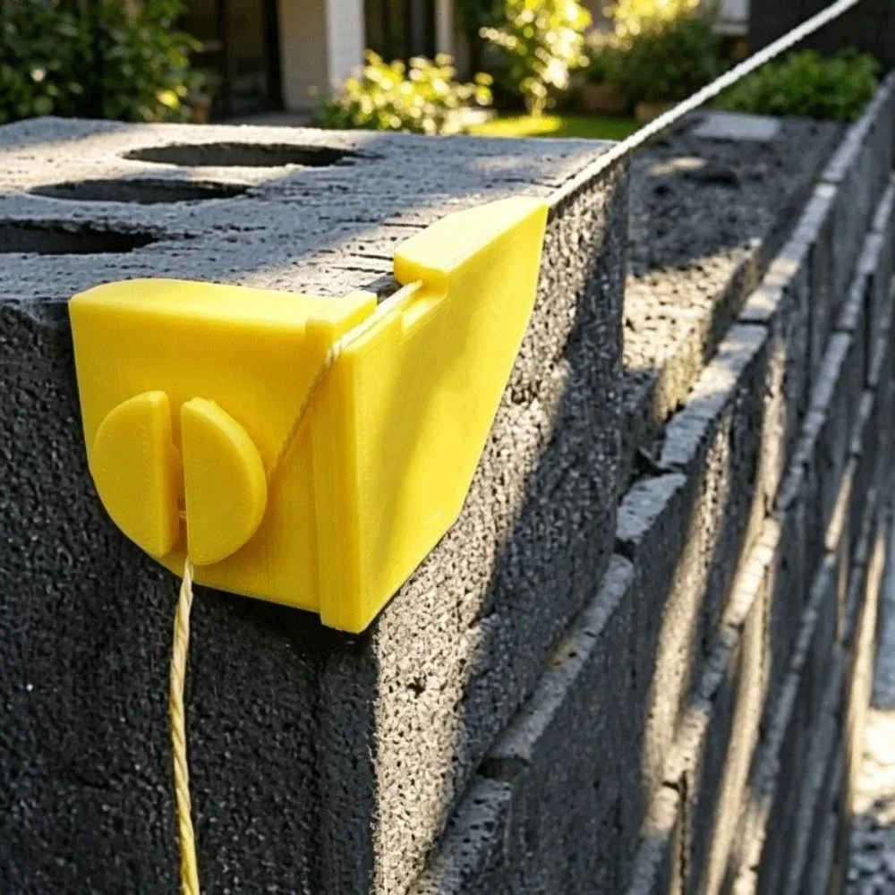 Anchor Yellow Brick Line Anchor Sturdy Easy To Use Corner Bracket Reusable Corner Line Holding Masonry Tool Block Laying