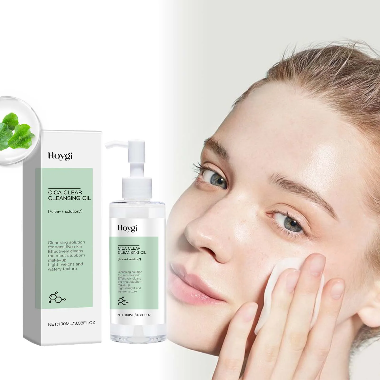 Cica Clear Cleansing Makeup Removal Oil Facial Makeup Remover Clean Pores Moisturizing Refreshing Non-Tight Cleansing Oil
