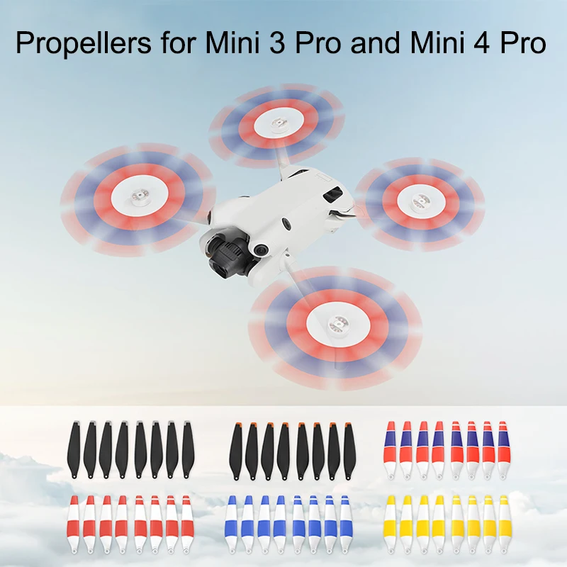 8PCS 6030F Propellers, Low Noise Light Weight Wing Suitable for Dji Mini 3 Pro and Mini 4 Pro Drone Replacement Propellers