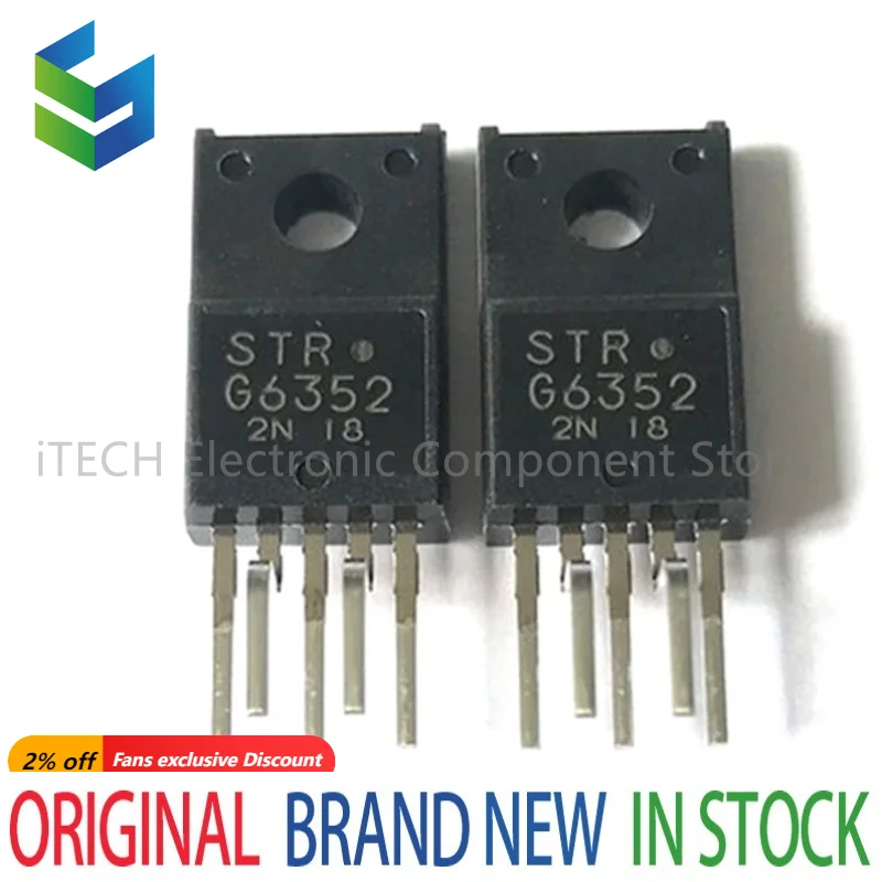 5pcs G6352 TO-220F STRG6352 STR-G6352 TO220F New