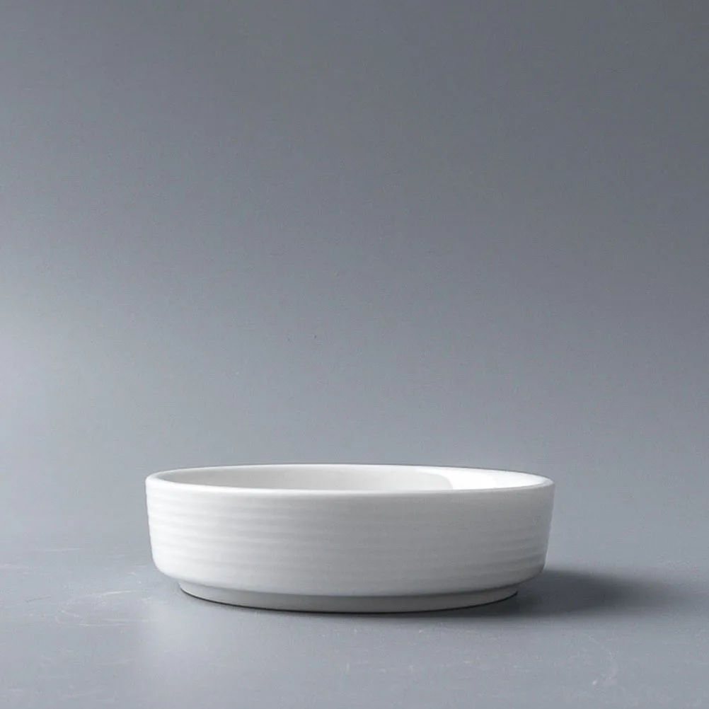 

4Pcs Ceramic Soy Sauce Dish Small Size Easy Carry Seasoning Plates for Dipping Sauce Appetizers Appetizer Plates Ceramic