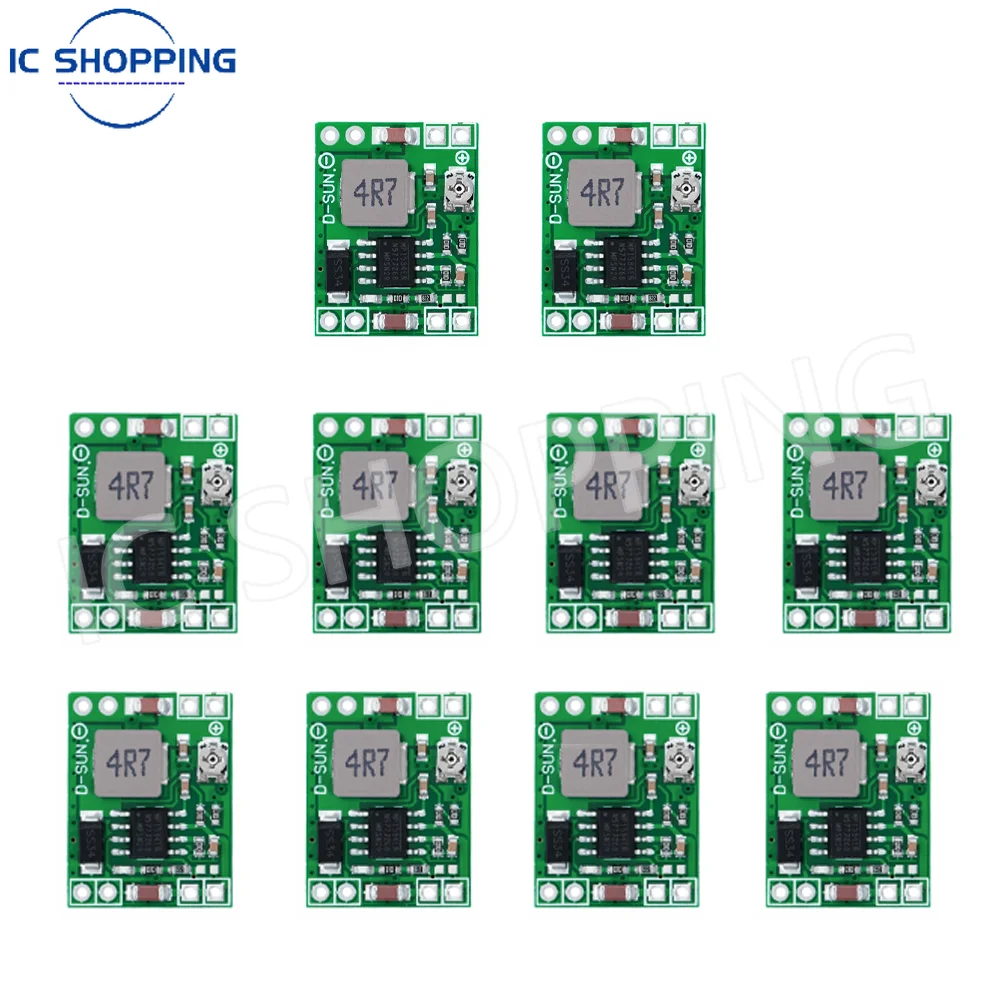 وحدة طاقة منخفضة قابلة للتعديل ، حجم صغير ، خرج جهد مستقر ، الترا LM2596 ، MP1584EN ، 36a ، 10