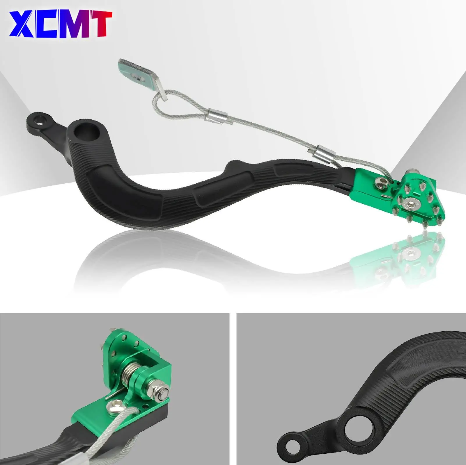 Motorbike CNC Aluminum Rear Foot Brake Lever Pedal For KAWASAKI KX250 KX450 KX250F KX450F KLX450R KX 250 450 250F 450F 2004-2020