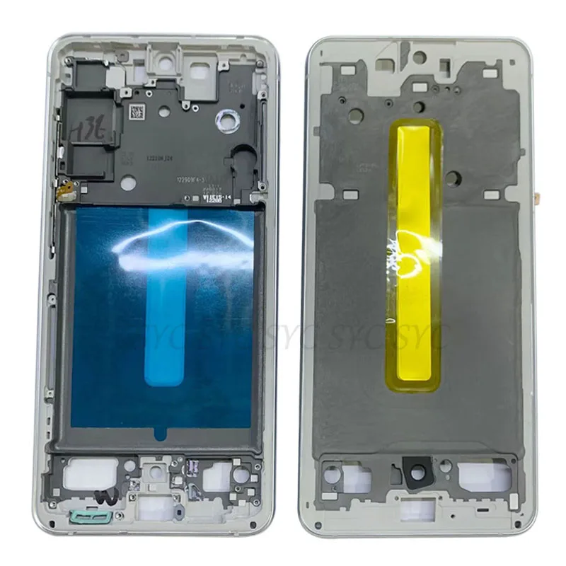 Middle Frame Center Chassis Cover Housing For Samsung S21 FE 5G G990 G990B G990U Phone Metal LCD Frame Repair Parts