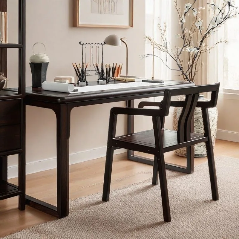 Solid wood calligraphy table Living room Simple writing desk