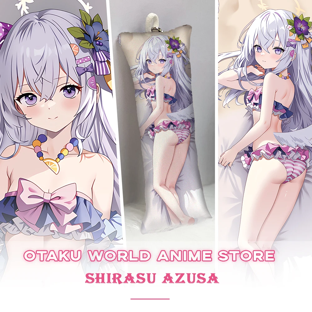 

Shirasu Azusa Dakimakura Anime Otaku 2-Side Printed Waifu Decor Blue Archive Hugging Body Pillow Case Cute Cushion Pillow Cover