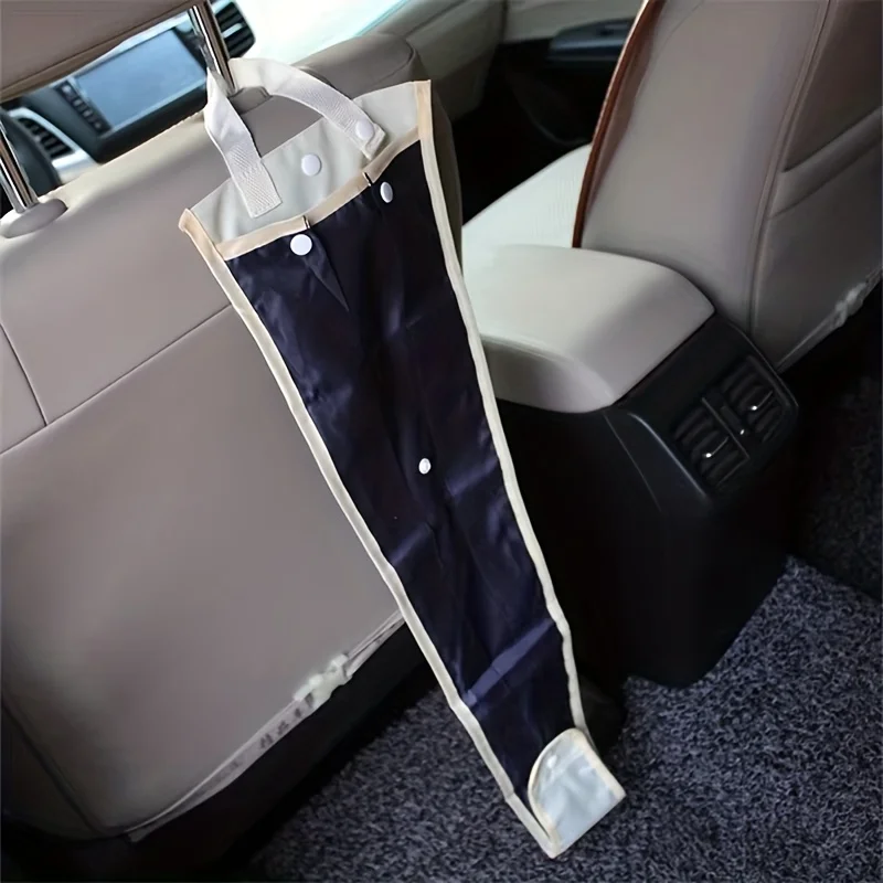 1pc Car umbrella storage bag, Oxford cloth hanging type rear seat back storage bag, waterproof cover, umbrella storage bag