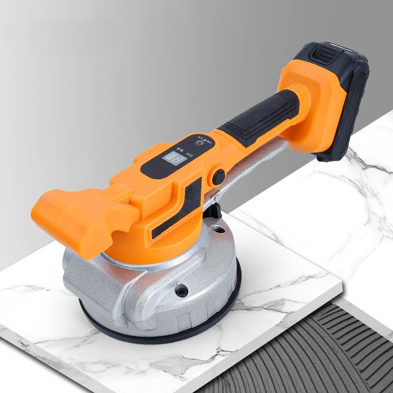160mm 100W DIY Grade Electric Tile Tiler Tile Laying Vibrator with Suction Cup Tile Leveler Battery Power Supply