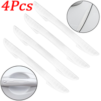 4Pcs/set Universal Car Transparent Anti-collision Strip Door Side Edge Protect Tape Rear View Mirror Cover Protection Stickers