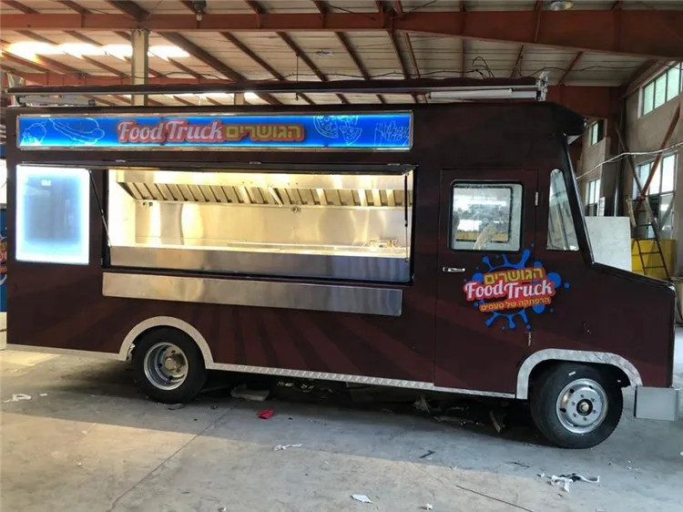 OEM gorąca sprzedaż mobilny jedzenie uliczne automaty sprzedające szybki Van lody kioski kawy przyczepy z zamrażarką i sprzęt do gotowania