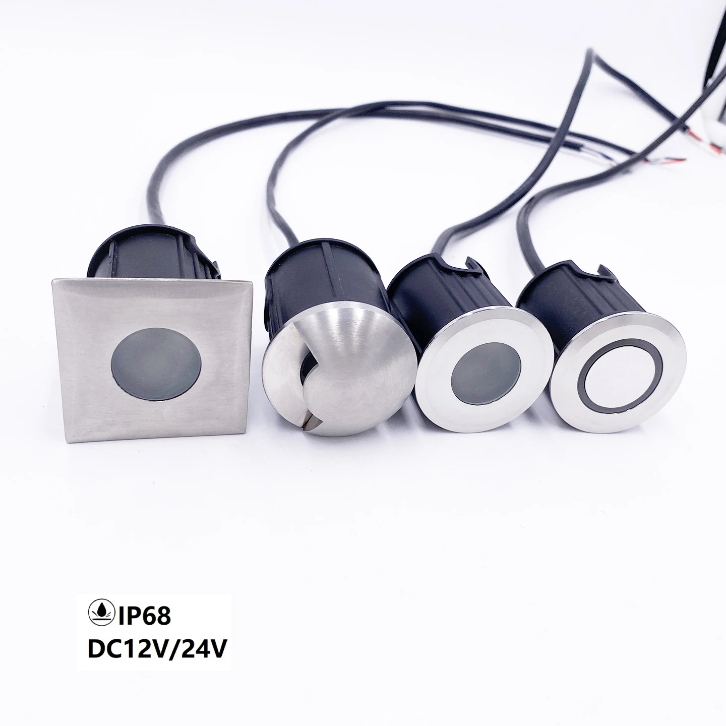 

Уличный водонепроницаемый светодиодный светильник для сада, террасы, пола, RGB/RGBW, встраиваемый, короткий, 12В/24В, IP68, нержавеющая сталь