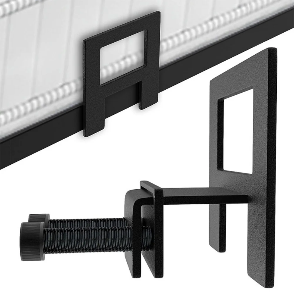 

1 Set 6Pcs Bed Frame Mattress Stop Asjustables Bed Non-Slip Brackets Prevent Sliding Holder Retainers Bar Sliding Stopper Tool