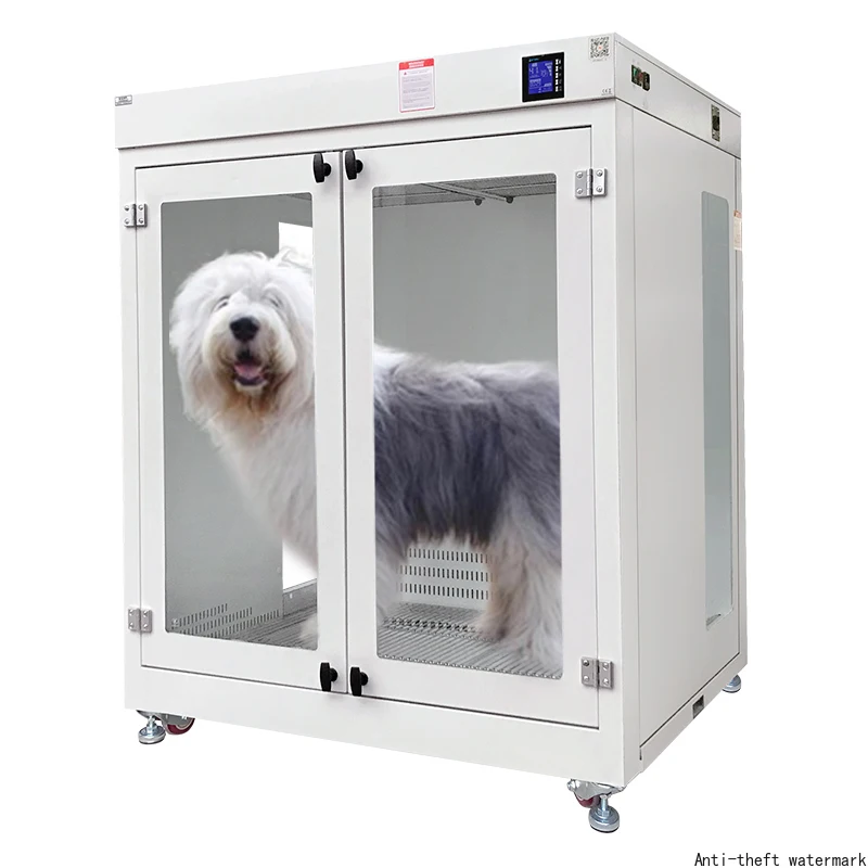 2026-Professional Pet Salon Hair Dryer Cabinet Big Dog Steel Blowers with Iron Stainless Steel for Grooming Tools and Room