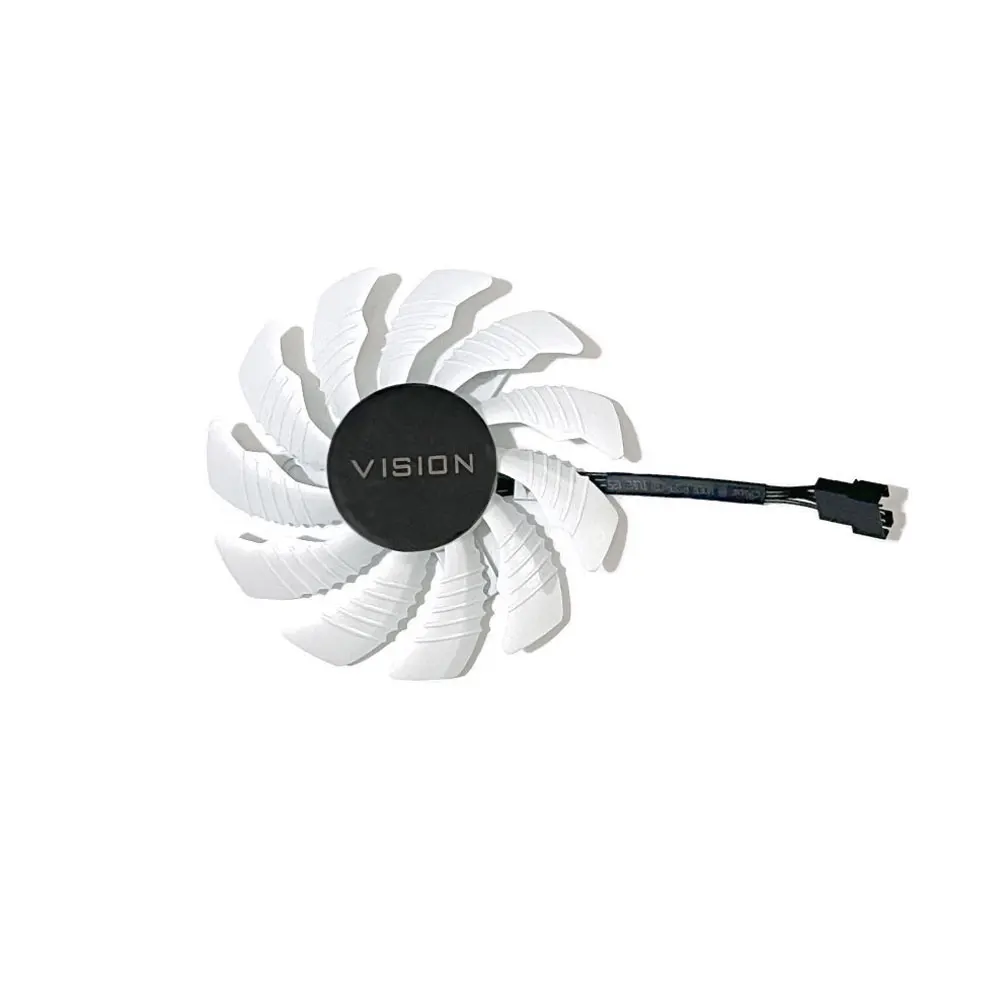 NEW 75MM RTX 3060 Vision OC 3X Video Card Cooler Durable White Fan For GIGABYTE RTX 3060 3060Ti Vision OC 3X WINDFORCE GPU Fan