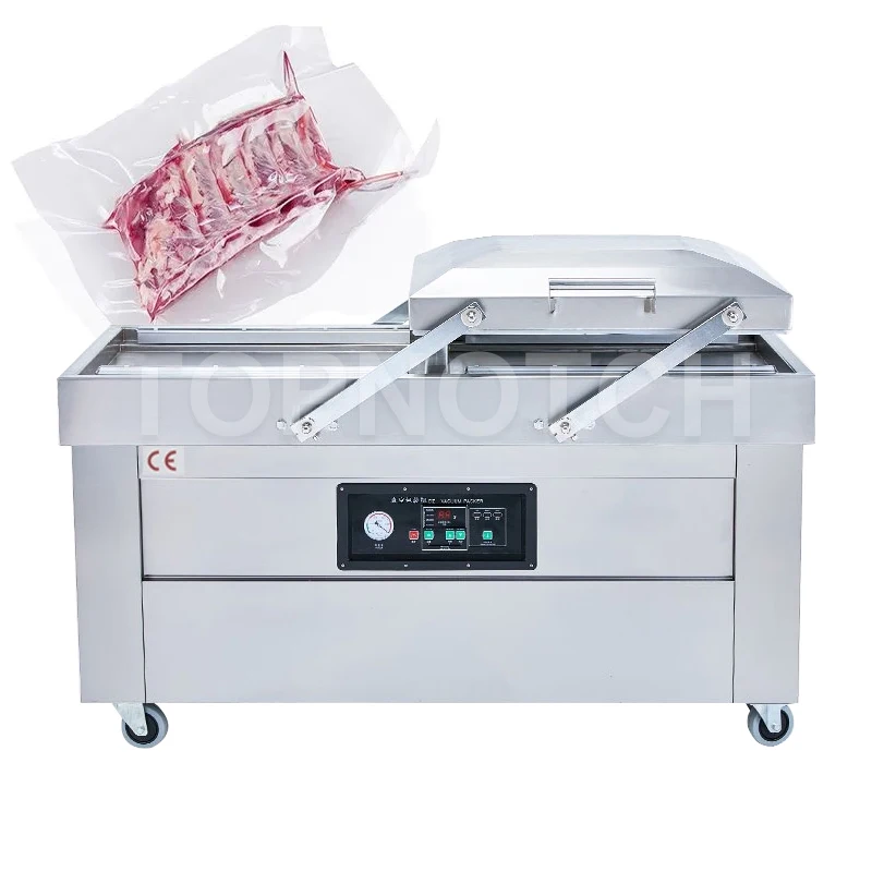 

Large Capacity Double Chamber Practical Packaging Freshness Vacuum Sealer