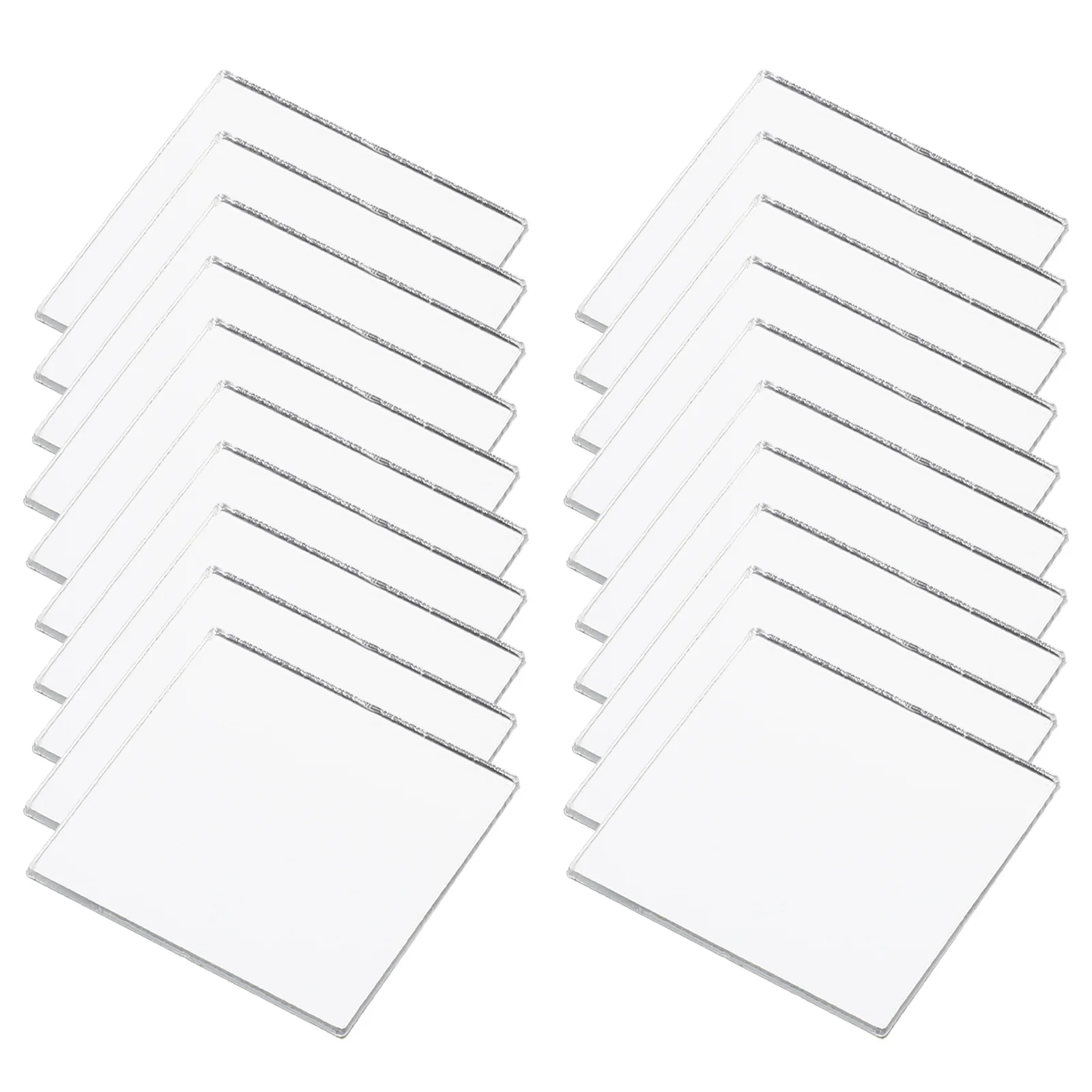 

30 Pcs Bathroom Decals Mirror Peel and Stick Decorative Mirrors Adhesive Self